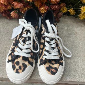 NWT H&M Women's Leopard print sneakers (Size 8)